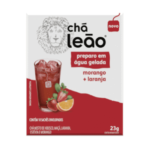 Preparo Em Água Gelada - Chá Morango c/ Laranja